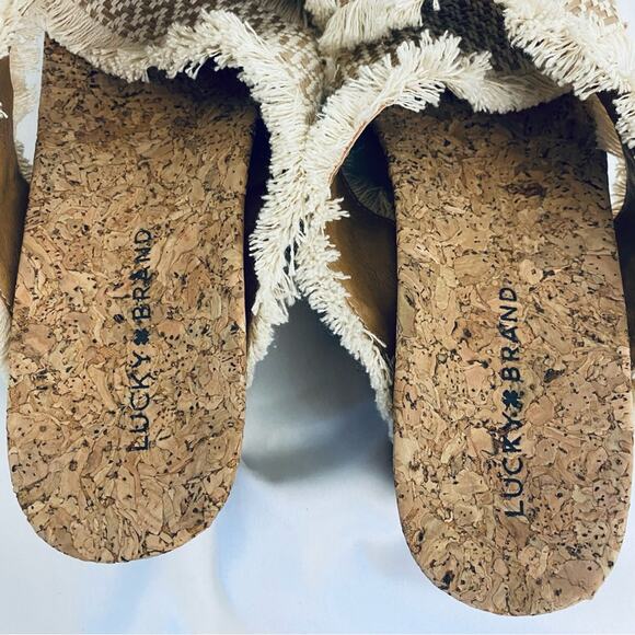 Lucky Brand Cork Wedges Size 8.5 - Picture 6 of 8